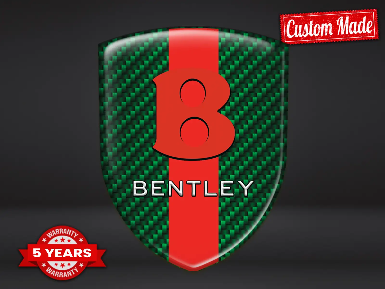 Bentley Etiqueta Impermeable Máximo Resistente Diseño Pro
